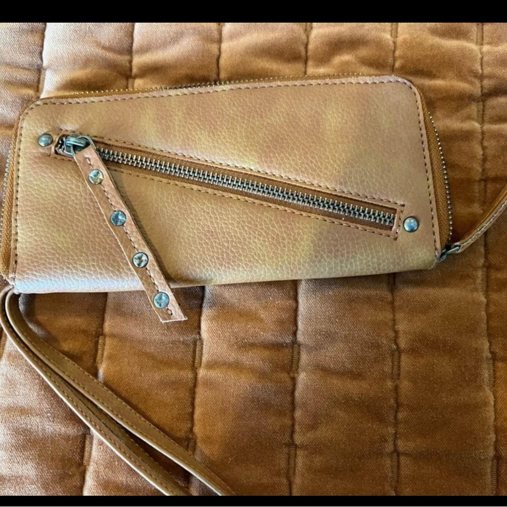 Free people vegan leather wallet
